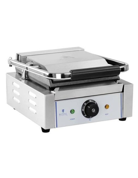 Dvipusis kontaktinis grilis sklandžiai 1800W 230V Royal Catering Dvipusis kontaktinis grilis sklandžiai 1800W 230V Royal Catering