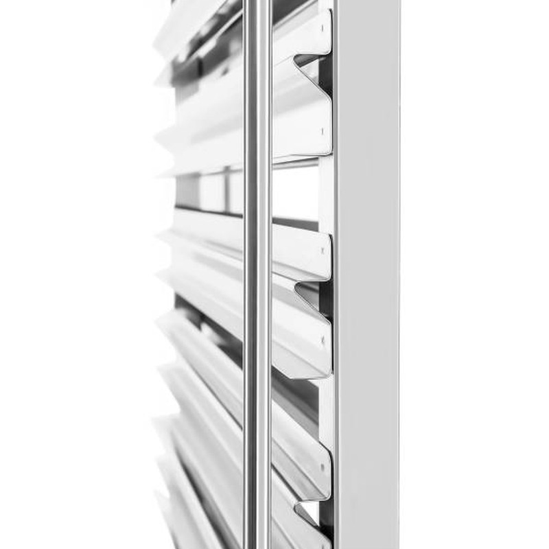 Plieninis gastronominis transportavimo vežimėlis padėklams ar konteineriams GN 20 x GN 1/1 65mm