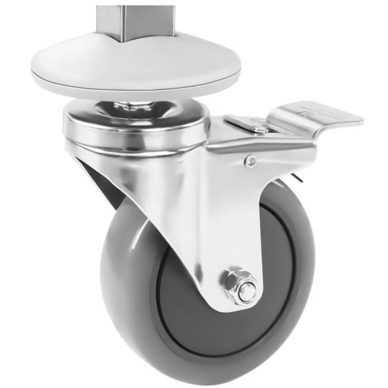 Plieninis gastronominis transportavimo vežimėlis padėklams ar konteineriams GN 20 x GN 1/1 65mm