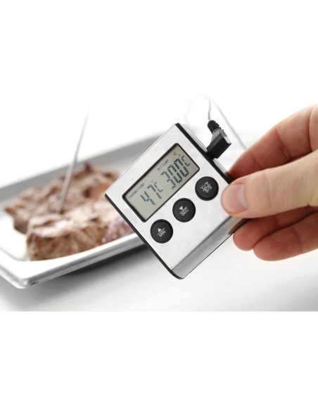 Gastronominis kepimo termometras su zondu ir laikmačio funkcija - Hendi 271346 Gastronominis kepimo termometras su zondu ir laikmačio funkcija - Hendi 271346