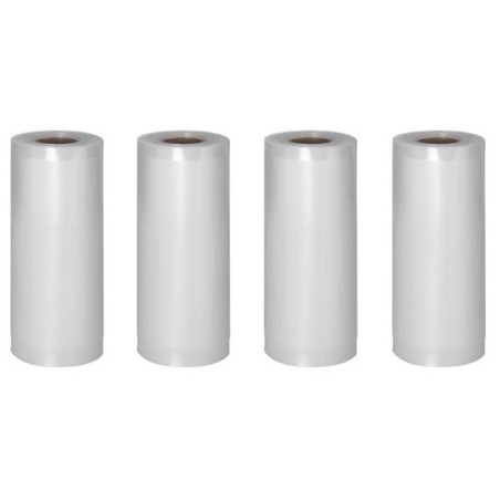 Riektiniai vakuuminiai maišeliai ant ritinio vakuuminio pakavimo mašinai SET 600 x 20 cm 4 rulonai LFGB ir FDA sertifikatas