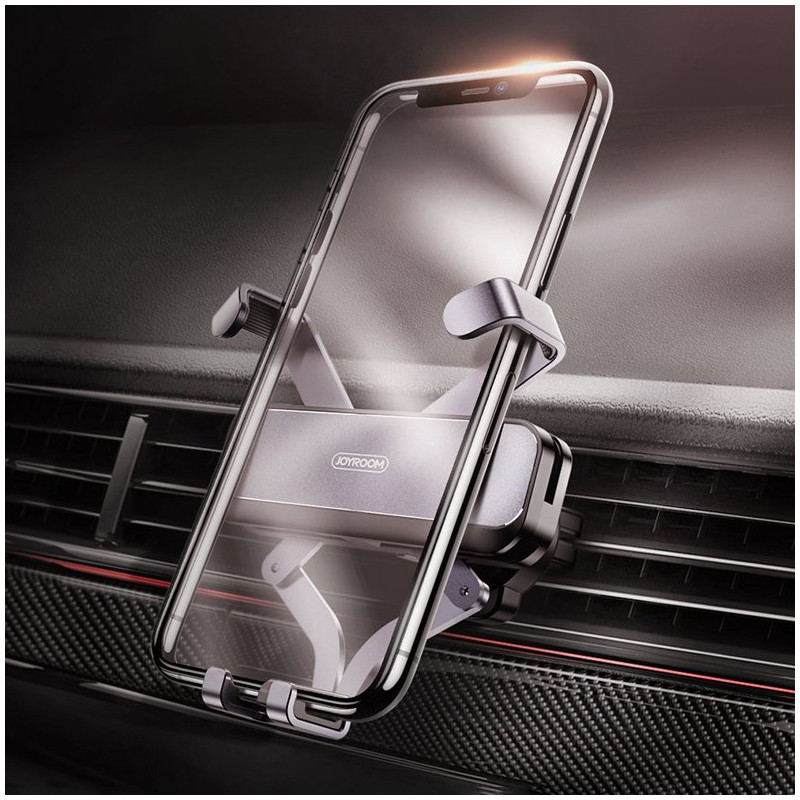 Gravitacinis telefono automobilinis laikiklis orlaidei juodas