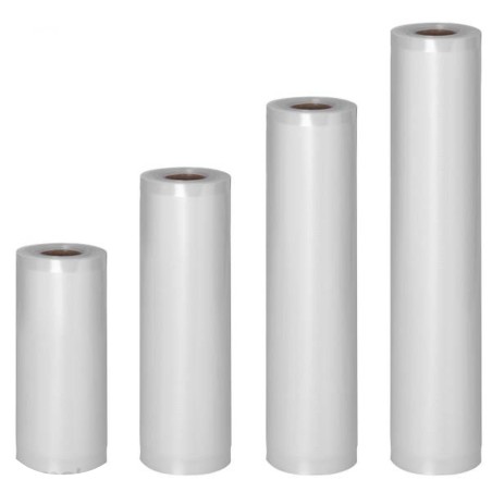 Įvairių dydžių vakuuminių maišelių rinkinys ant ritinio 4 ritinėliai LFGB ir FDA sertifikuoti