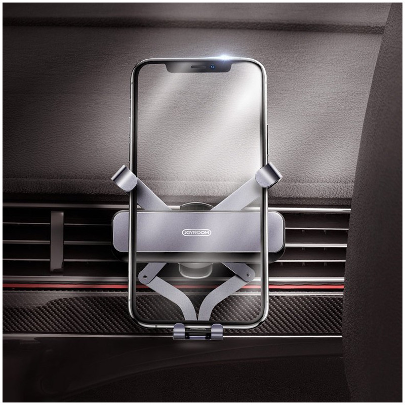 Gravitacinis telefono automobilinis laikiklis orlaidei juodas