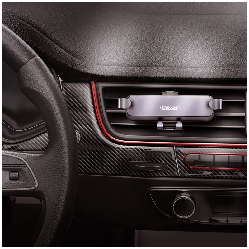 Gravitacinis telefono automobilinis laikiklis orlaidei juodas