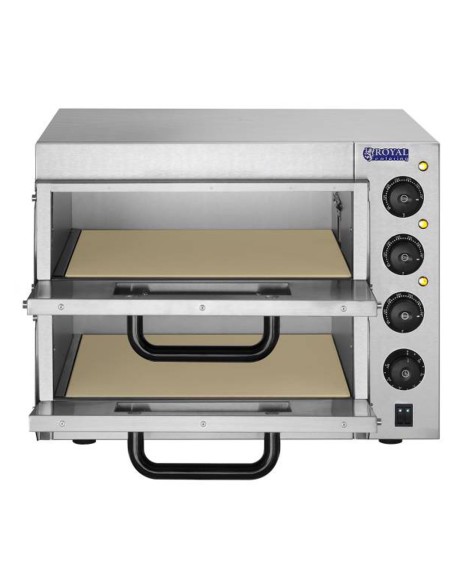 Profesionali dviguba picos orkaitė 2 x 40cm 3000W 230V Royal Catering Profesionali dviguba picos orkaitė 2 x 40cm 3000W 230V Royal Catering