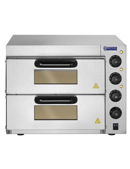 Profesionali dviguba picos orkaitė 2 x 40cm 3000W 230V Royal Catering Profesionali dviguba picos orkaitė 2 x 40cm 3000W 230V Royal Catering