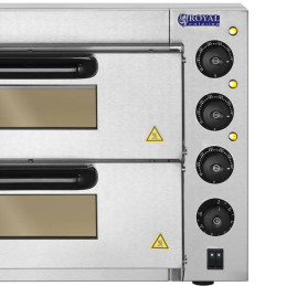 Profesionali dviguba picos orkaitė 2 x 40cm 3000W 230V Royal Catering