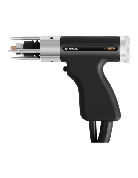 Pistoletas su laidais, skirtas STUD TORCH-4M kondensatoriniam suvirintuvui M3 - M10 kaiščiai Stamos Vokietija Pistoletas su laidais, skirtas STUD TORCH-4M kondensatoriniam suvirintuvui M3 - M10 kaiščiai Stamos Vokietija