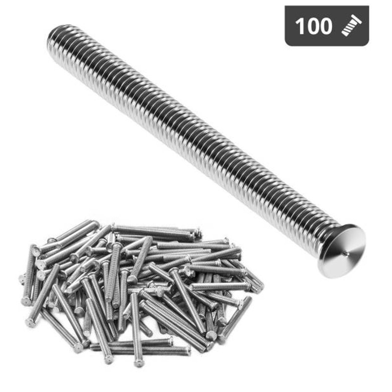 Suvirinimo kaiščiai suvirinimo aparatams nerūdijančio plieno suvirinimo aparatai M4 40mm Stamos Vokietija 100 vnt.
