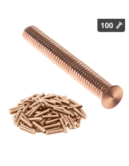 Suvirinimo kaiščiai suvirinimo aparatams variu dengtas plienas M5 35mm Stamos Vokietija 100 vnt. Suvirinimo kaiščiai suvirinimo aparatams variu dengtas plienas M5 35mm Stamos Vokietija 100 vnt.