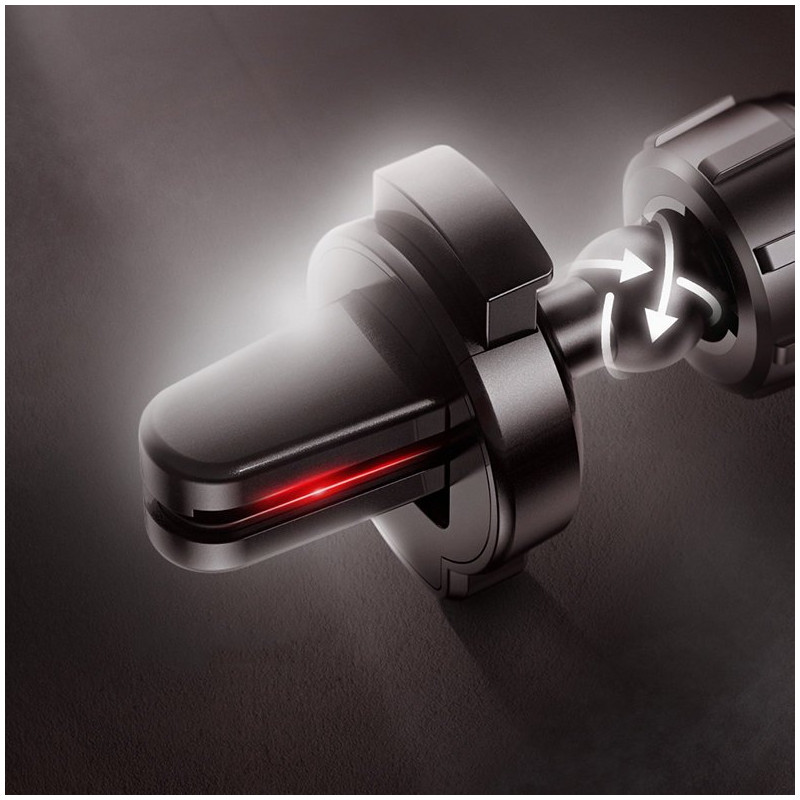 Gravitacinis telefono automobilinis laikiklis orlaidei juodas