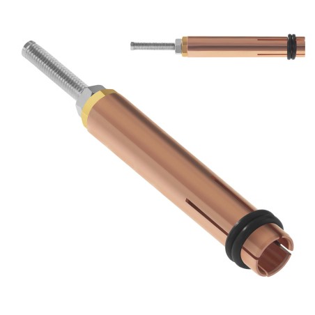 Smeigių suvirinimo mašinos laikiklis su sriegiu CHUCK M8 Stamos Germany