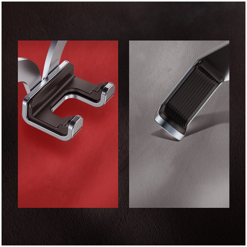 Gravitacinis telefono automobilinis laikiklis orlaidei juodas