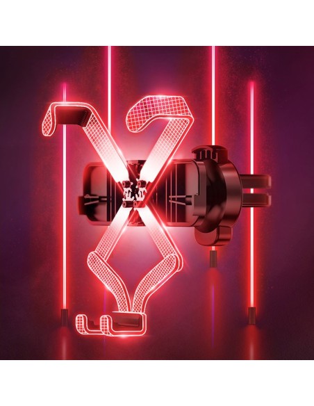 Gravitacinis telefono automobilinis laikiklis orlaidei juodas Gravitacinis telefono automobilinis laikiklis orlaidei juodas