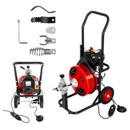 Valiklis elektrinis vamzdžių spiralė 390W 23m MSW-DRAIN CLEAN 23E + galvutės