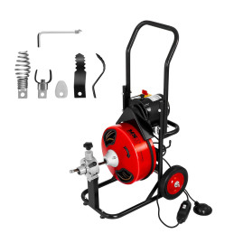 Valiklis elektrinis vamzdžių spiralė 390W 23m MSW-DRAIN CLEAN 23E + galvutės