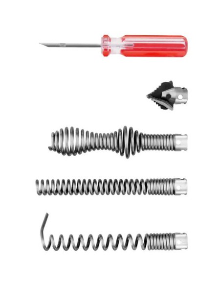 Grąžtų rinkinys vamzdžių valikliui 30 - 100 mm 16 mm MSW POWER DRAIN CLEAN 2.3E