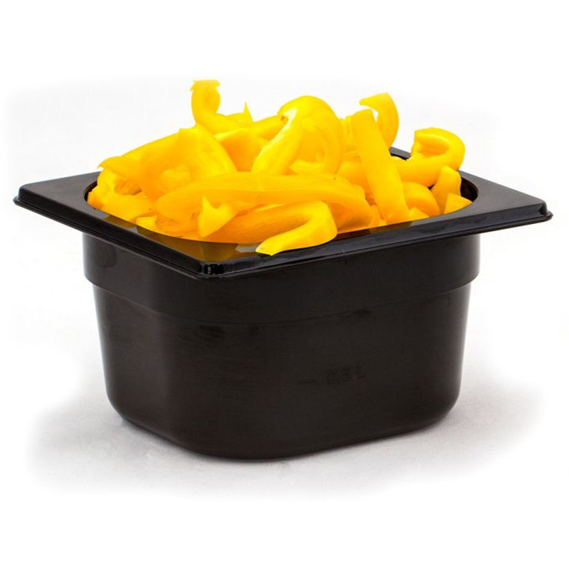 Juodo polikarbonato konteineris GN 1/6 h 100 mm - Hendi 862728