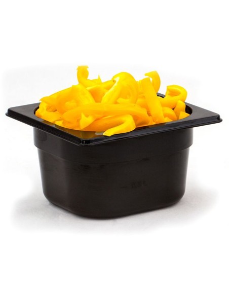 Juodo polikarbonato konteineris GN 1/6 h 100 mm - Hendi 862728