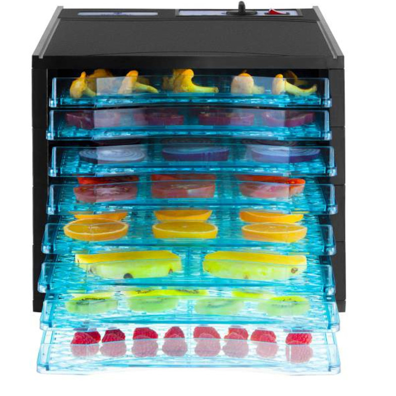 Profesionali pramoninė maisto žolelių vaisinių grybų džiovykla 8 grotelės 630W 230V