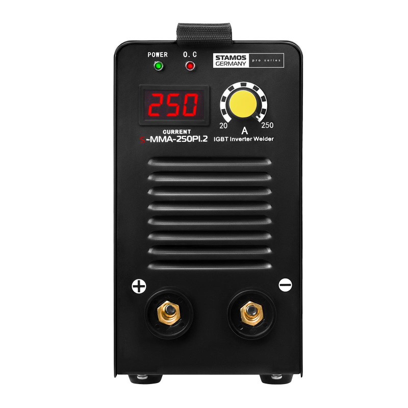 Kompaktiškas patikimas MMA IGBT suvirintojas su LED ekranu 250A 230V S-MMA-250PI.2