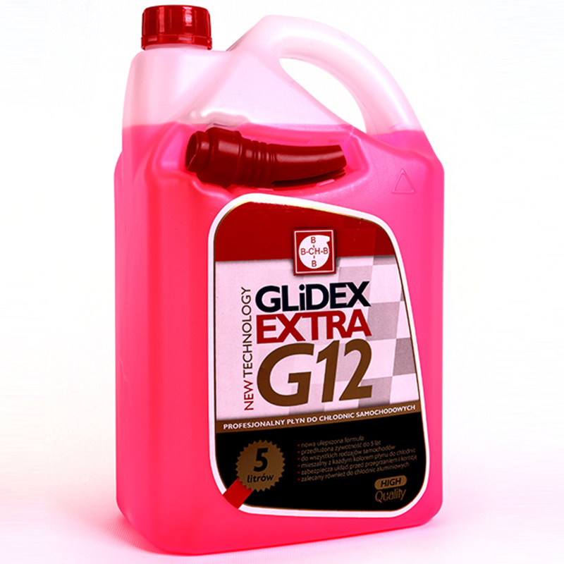 Aušinimo skystis G12 GLIDEX EXTRA iki -35C su DAF patvirtinimais - MB - 325,3 5L