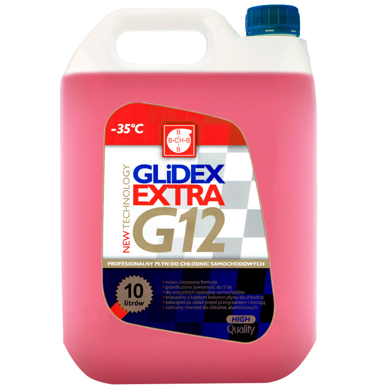 Aušinimo skystis G12 GLIDEX EXTRA su DAF patvirtinimais - MB - 325.3 10L
