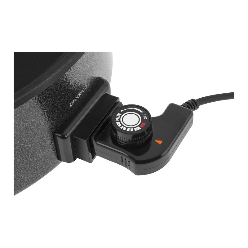 Tefloninė bekoninė picos keptuvė 40cm 1400W Bredeco daugiapakopė