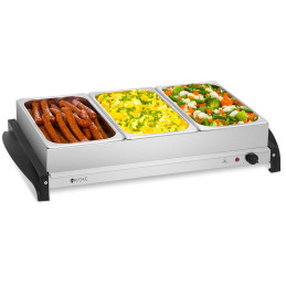 Elektrinis maisto šildytuvas 3 indams 400W Royal Catering
