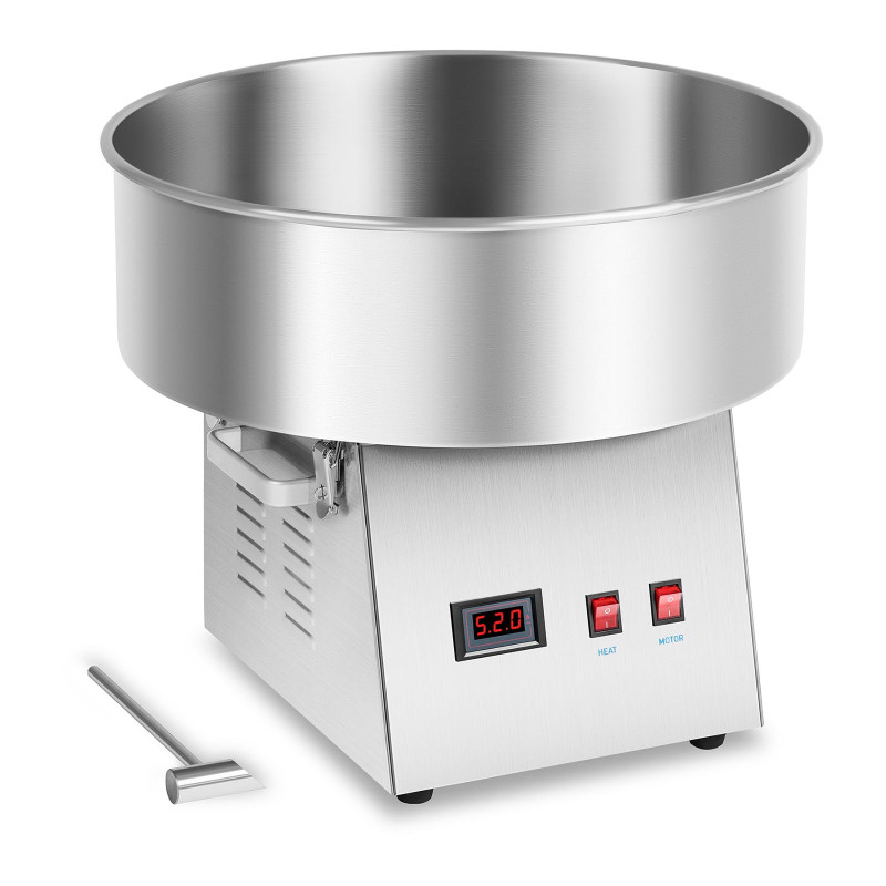 LED cukraus vatos mašina 52 cm 1030W Royal Catering RCZK-1030-W