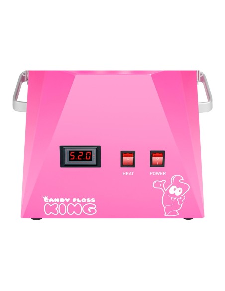 Cukraus vatos mašina LED rožinė 52cm 1030W Royal Catering RCZK-1030-WR Cukraus vatos mašina LED rožinė 52cm 1030W Royal Catering RCZK-1030-WR