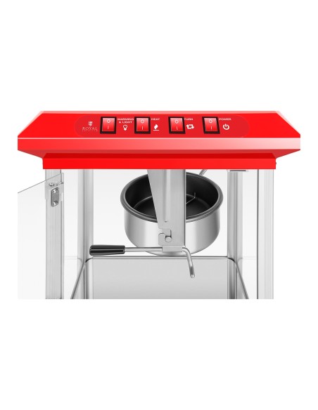 Profesionalus, efektyvus kukurūzų spragėsių aparatas 1325W Royal Catering RCPR-1325 Profesionalus, efektyvus kukurūzų spragėsių aparatas 1325W Royal Catering RCPR-1325