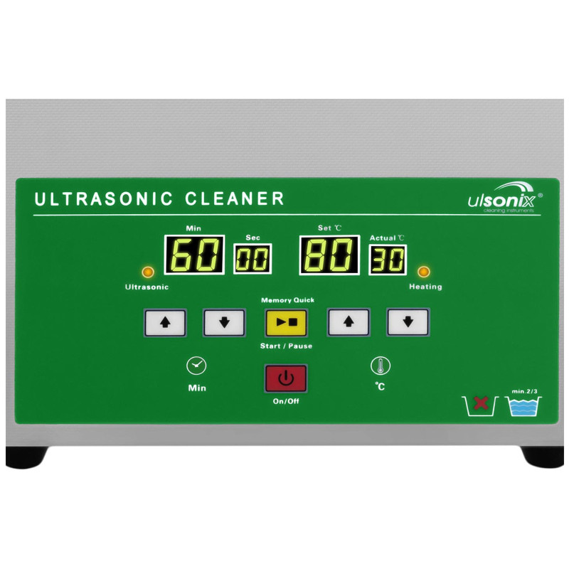 Vonios plovimo ultragarsinis valytuvas 3L Ulsonix PROCLEAN 3.0 ECO