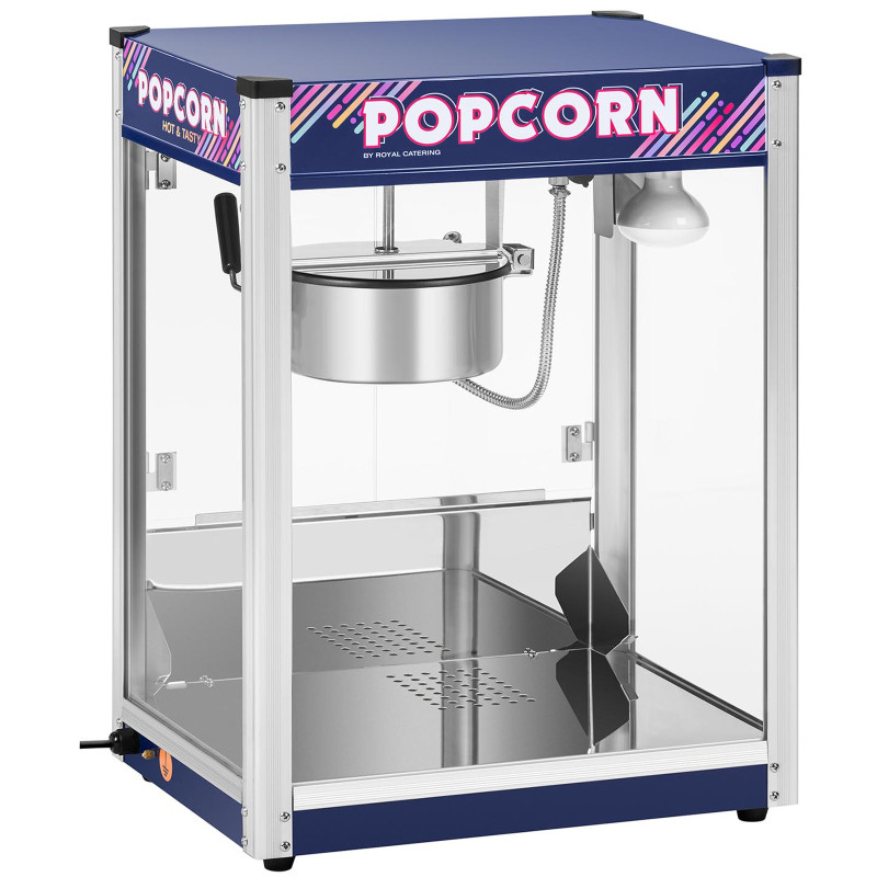 Profesionalus efektyvus kukurūzų spragėsių aparatas 1350W 8 oz Royal Catering RCPR-1350