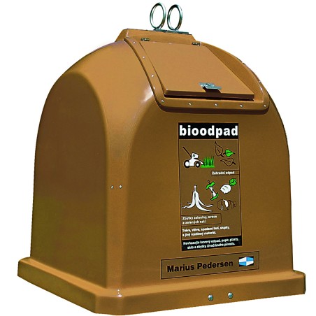 Laminato konteineris maisto atliekoms BIO - rudas 1,1 m3 Laminato konteineris maisto atliekoms BIO - rudas 1,1 m3
