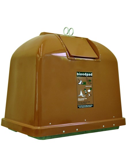 Laminato konteineris maisto atliekoms BIO - rudas 3,2 m3 Laminato konteineris maisto atliekoms BIO - rudas 3,2 m3