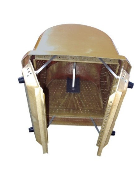 Laminato konteineris maisto atliekoms BIO - rudas 3,2 m3 Laminato konteineris maisto atliekoms BIO - rudas 3,2 m3