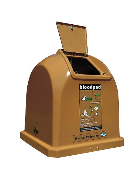 Laminato konteineris maisto atliekoms BIO - rudas 3,2 m3 Laminato konteineris maisto atliekoms BIO - rudas 3,2 m3