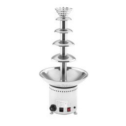 Šokoladinis fontanas šokoladui 5 aukštų 6kg Royal Catering RCCF-65W4