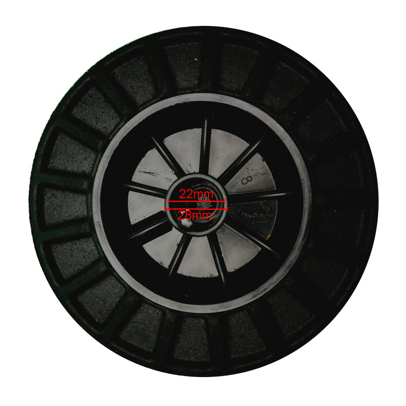 Šiukšlių dėžės ratas MGB 120L 240L sk. 200 mm