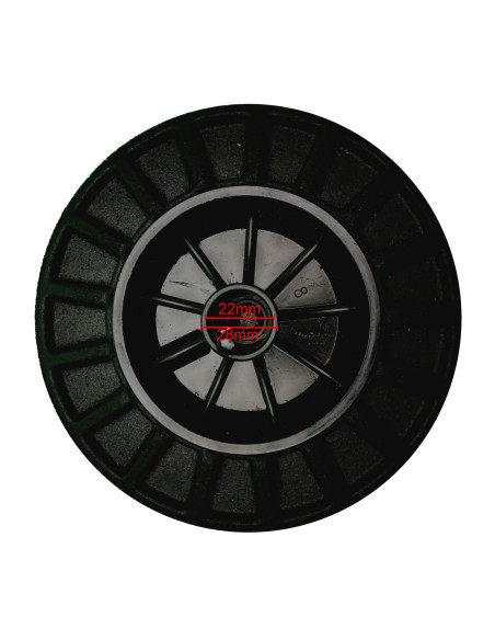Šiukšlių dėžės ratas MGB 120L 240L sk. 200 mm