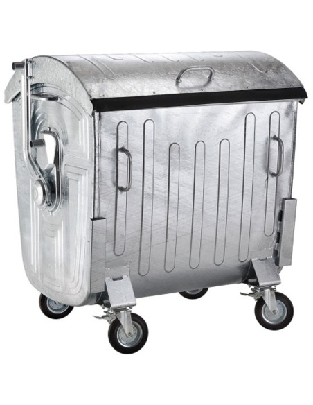 Metalo atliekų konteineris ugniai atsparus pelenai 1100L EU Metalo atliekų konteineris ugniai atsparus pelenai 1100L EU