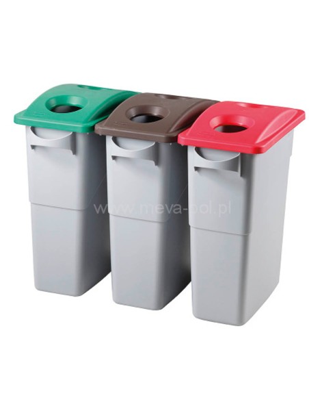 Rubbermaid SLIM JIM 60.5L modulinė šiukšliadėžė, skirta atrankiniam atliekų surinkimui Rubbermaid SLIM JIM 60.5L modulinė šiukšliadėžė, skirta atrankiniam atliekų surinkimui