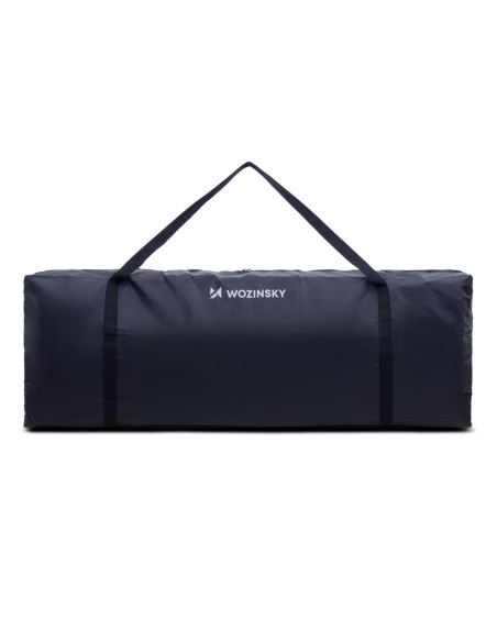 Vandeniui atsparus paspirtuko dangtelis paspirtuko krepšys 124x30x40cm juodas