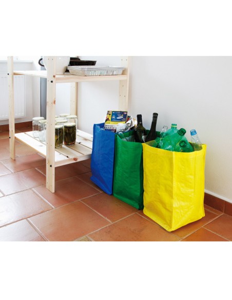 Patvarūs atliekų rūšiavimo maišai RINKINYS 3vnt x 21L Patvarūs atliekų rūšiavimo maišai RINKINYS 3vnt x 21L