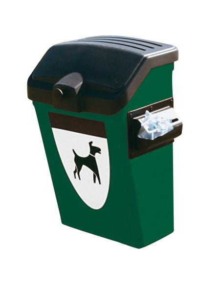 Gatvės šiukšliadėžė šunų atliekoms FIDO 25L + konteineris maišams Gatvės šiukšliadėžė šunų atliekoms FIDO 25L + konteineris maišams