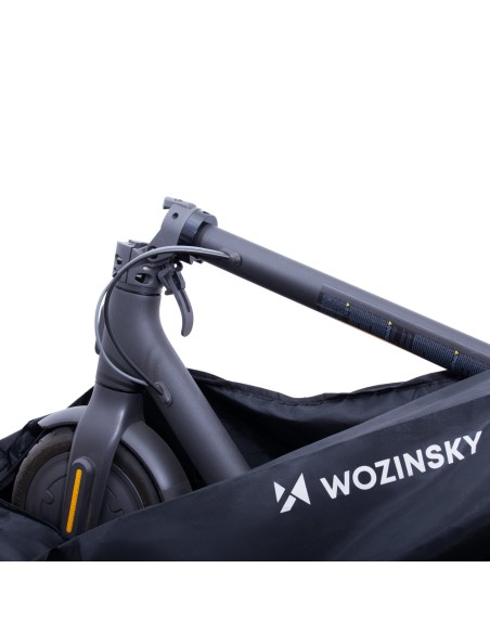 Vandeniui atsparus paspirtuko dangtelis paspirtuko krepšys 124x30x40cm juodas