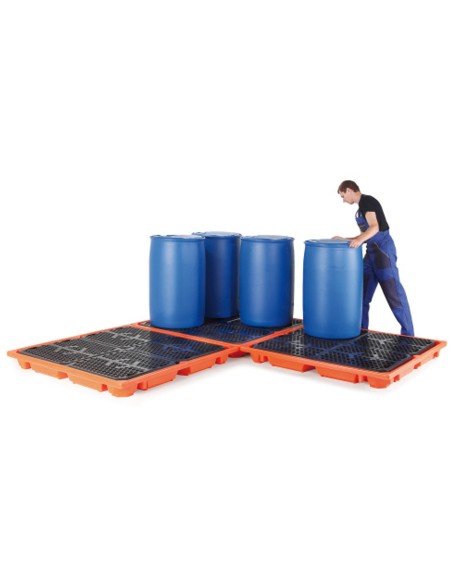 Gaudymo kubilo padėklas 2 240L statinėms Gaudymo kubilo padėklas 2 240L statinėms
