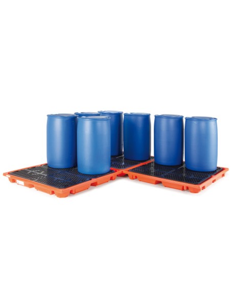 Gaudymo kubilo padėklas 2 240L statinėms Gaudymo kubilo padėklas 2 240L statinėms